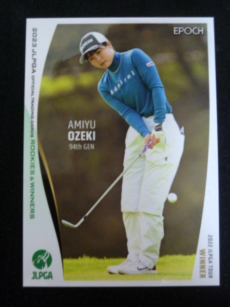 ★激安★即決★トレーディングカード★尾関彩美悠★2023★EPOCH★JLPGA★女子ゴルフ★ROOKIES & WINNERS★レギュラーカード★送料８４円★_画像1