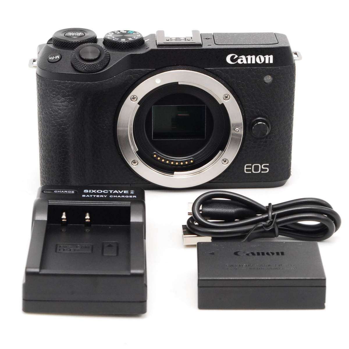 【Y856】Canon ミラーレス一眼カメラ EOS M6 Mark II ボディ ブラック