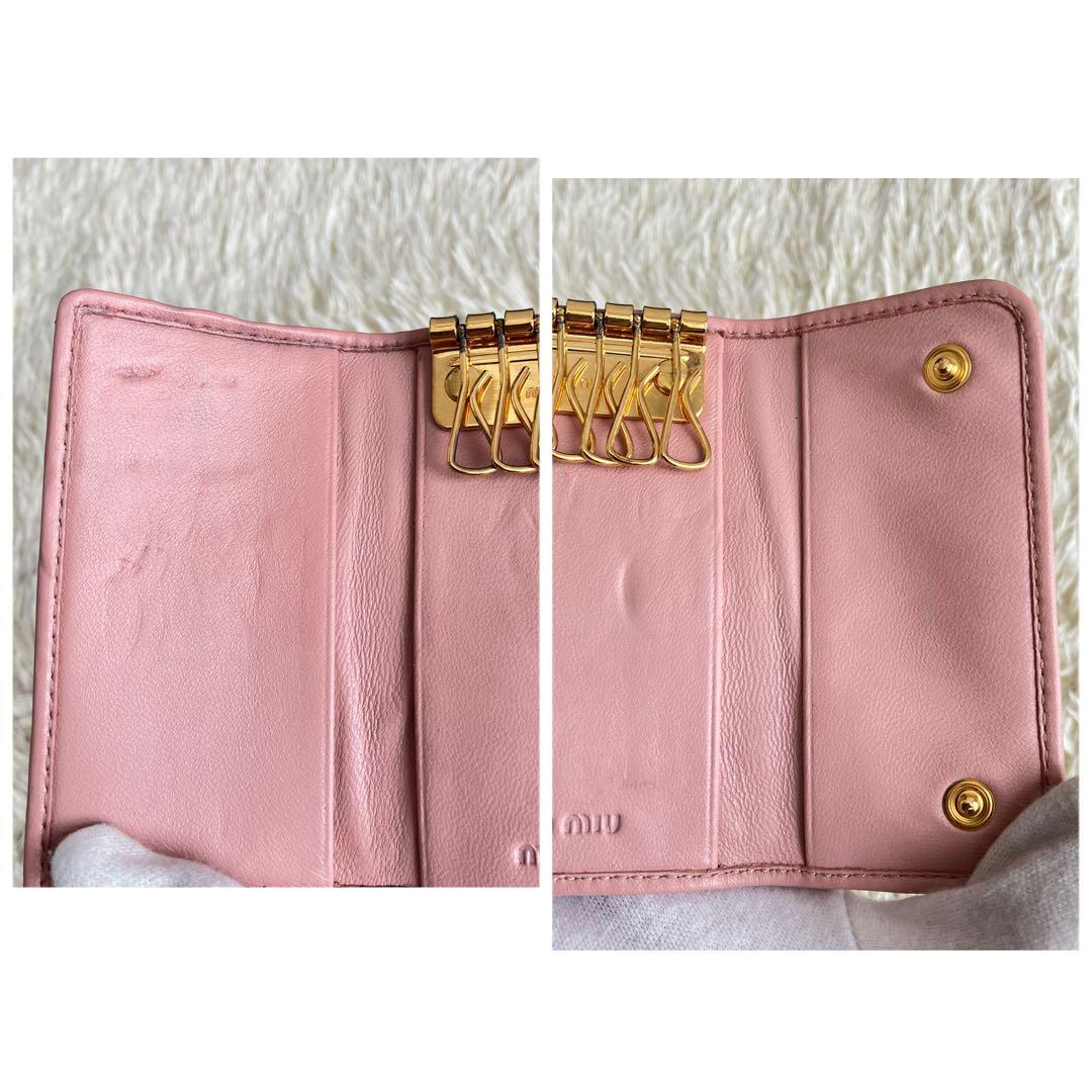 ギャランティ箱付MIUMIU ミュウミュウ キーケース マテラッセ
