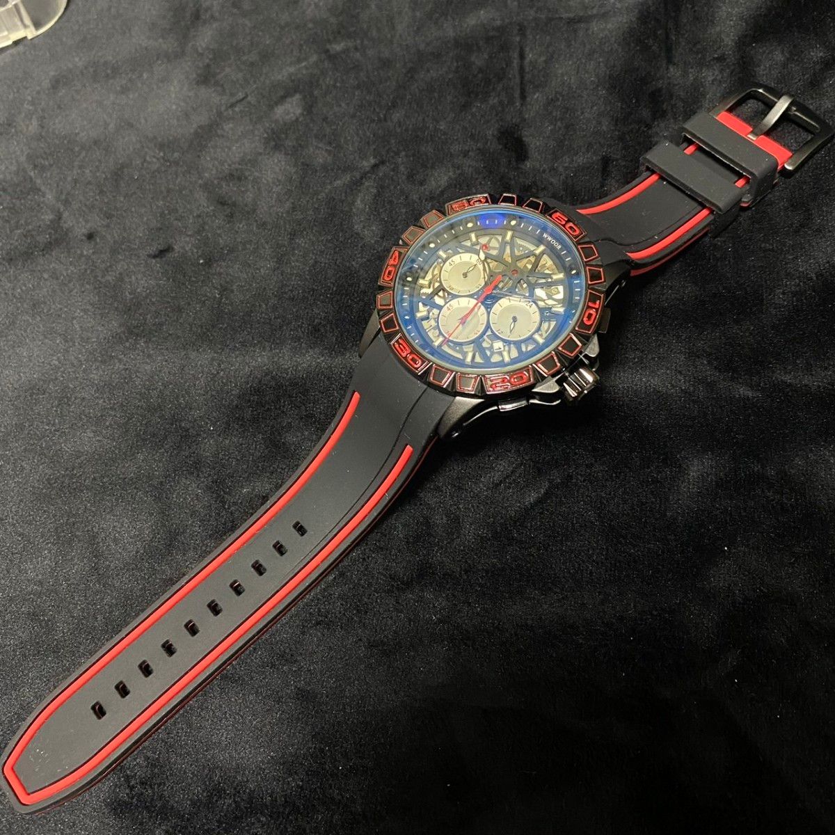 WWOOR クロノグラフ クォーツ腕時計 新品未使用！