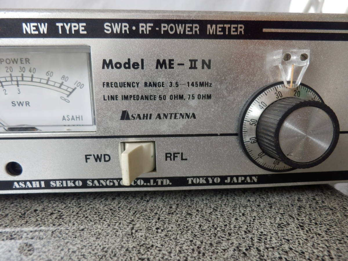 SWR、RF、POWER、METER　　3.5～145MHZ　 100W ASAHI_画像3