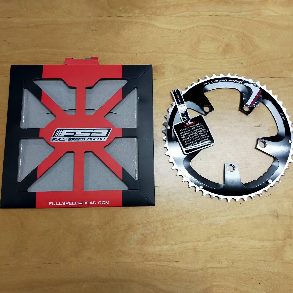 FSA　SUPER ROAD　CHAINRING　52T　BCD110㎜ 5穴　11S