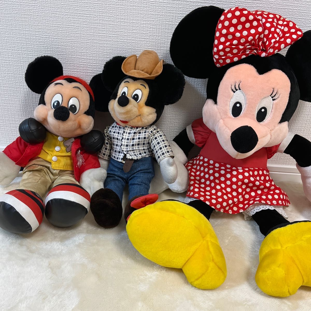 ぬいぐるみ ディズニーランド ディズニー　ミッキー　ミニー　東京ディズニーランド　ビンテージ　昭和レトロ