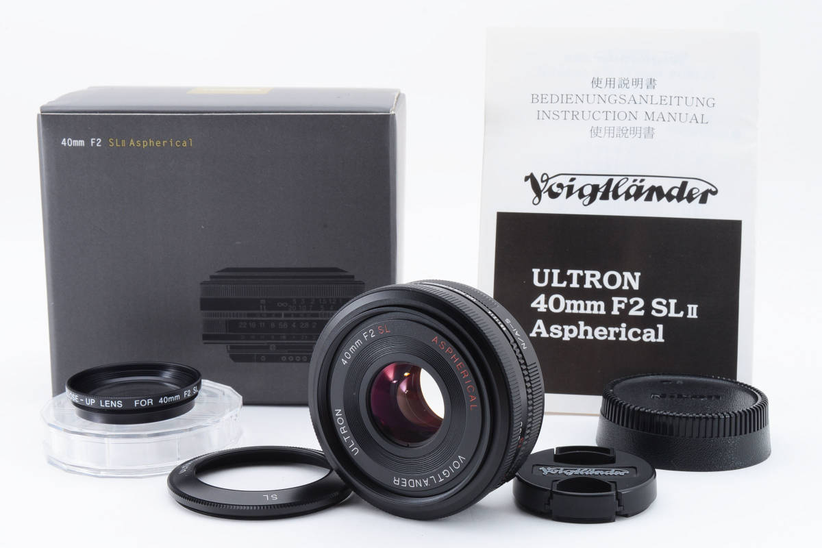 国産】 Nikon For ASPH II SL f2 40mm Ultron Voigtlander