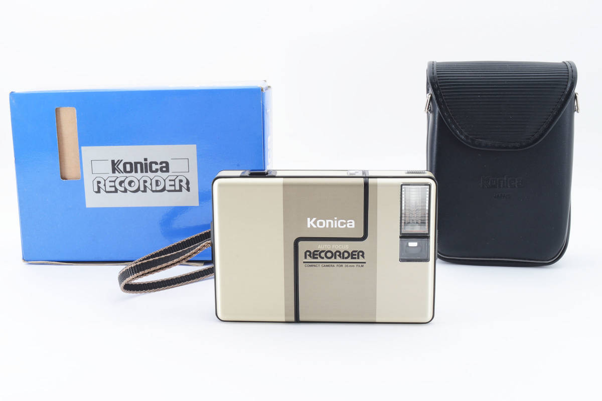 コニカ Konica Recorder Gold Half Frame Film Camera Point & Shoot [美品] #2612A