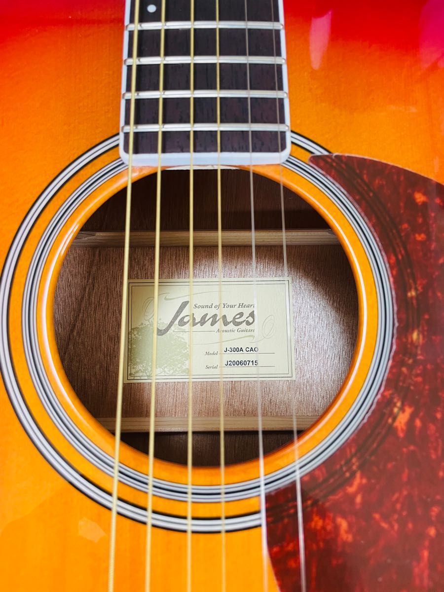 (新品同様) James J-300A CAO アコースティックギター