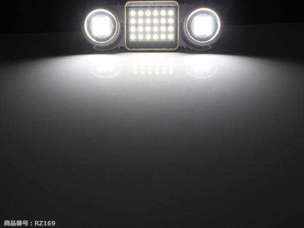 爆光 SMD LEDルームランプ VW ゴルフ5 ゴルフ6 ゴルフプラス ジェッタ パサート パサートCC リア用 車種別専用設計 JUST FIT TYPE RZ169_画像3