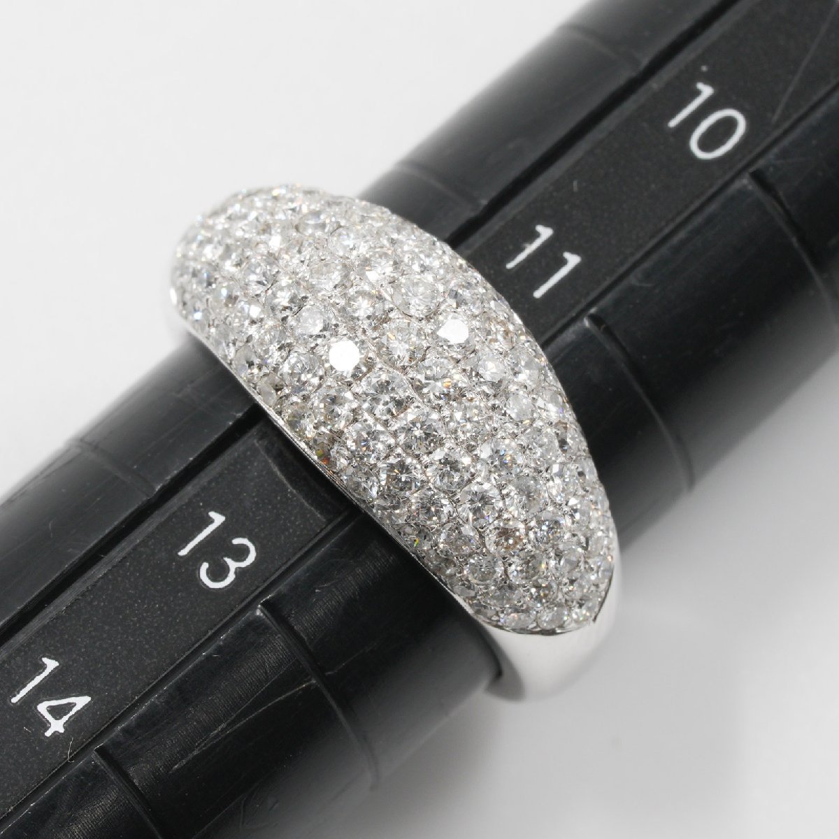 日本最大のブランド K18WG ブラックダイヤモンド指輪 送料900円