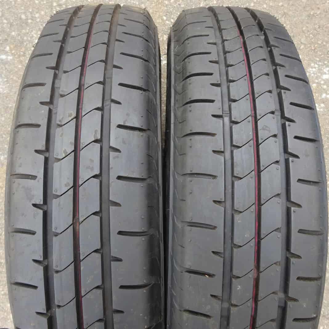 夏4本SET 会社宛 送料無料 155/80R13 79S ブリヂストン エコピア NEWNO 2023年製 パッソ ヴィッツ サニー ミラージュ Kei ブーン NO,E5321_画像2