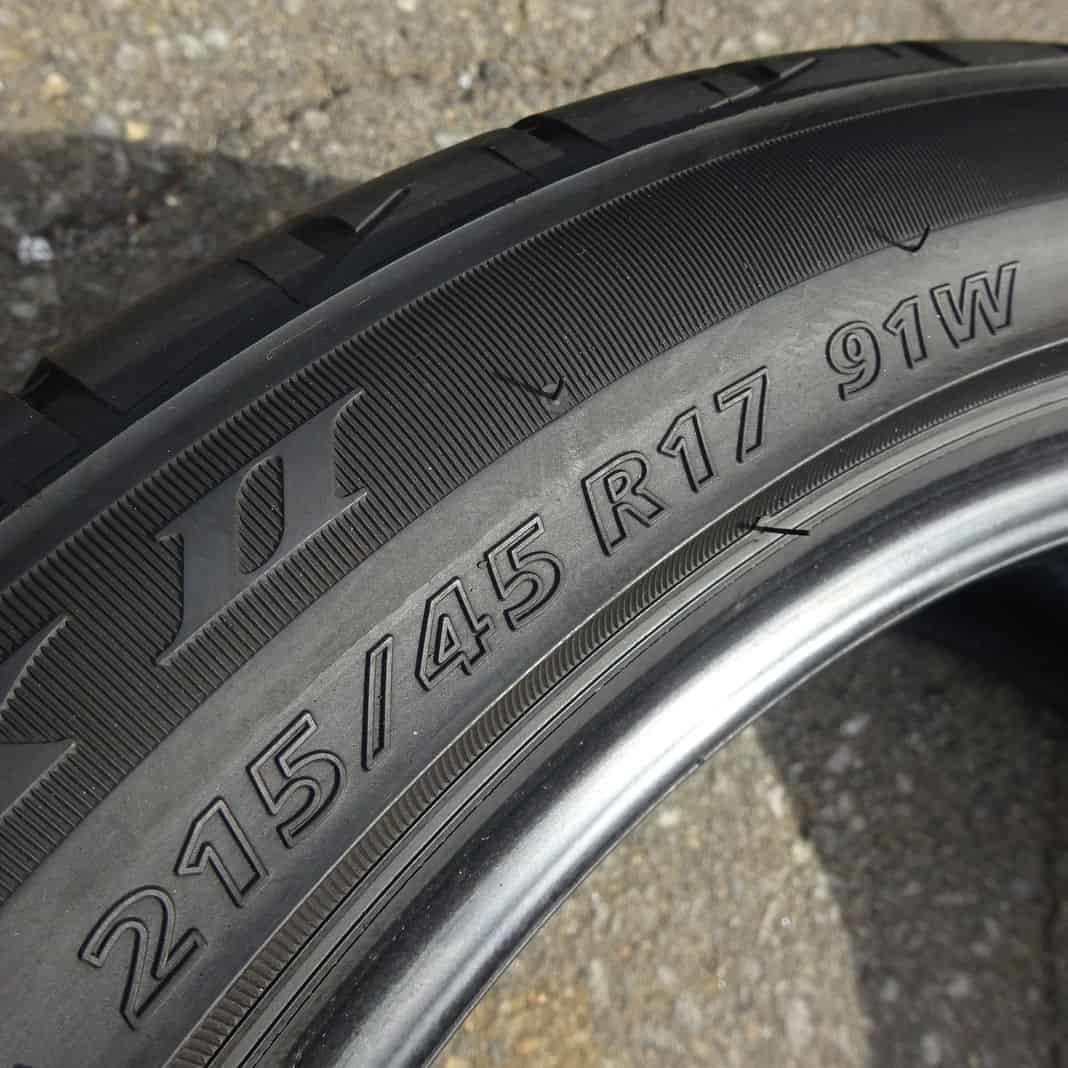 夏4本SET 会社宛 送料無料 215/45R17 91W ブリヂストン BS プレイズ PXII ツーリング プリウス インプレッサ レガシィ 店頭交換OK NO,E5308の画像7