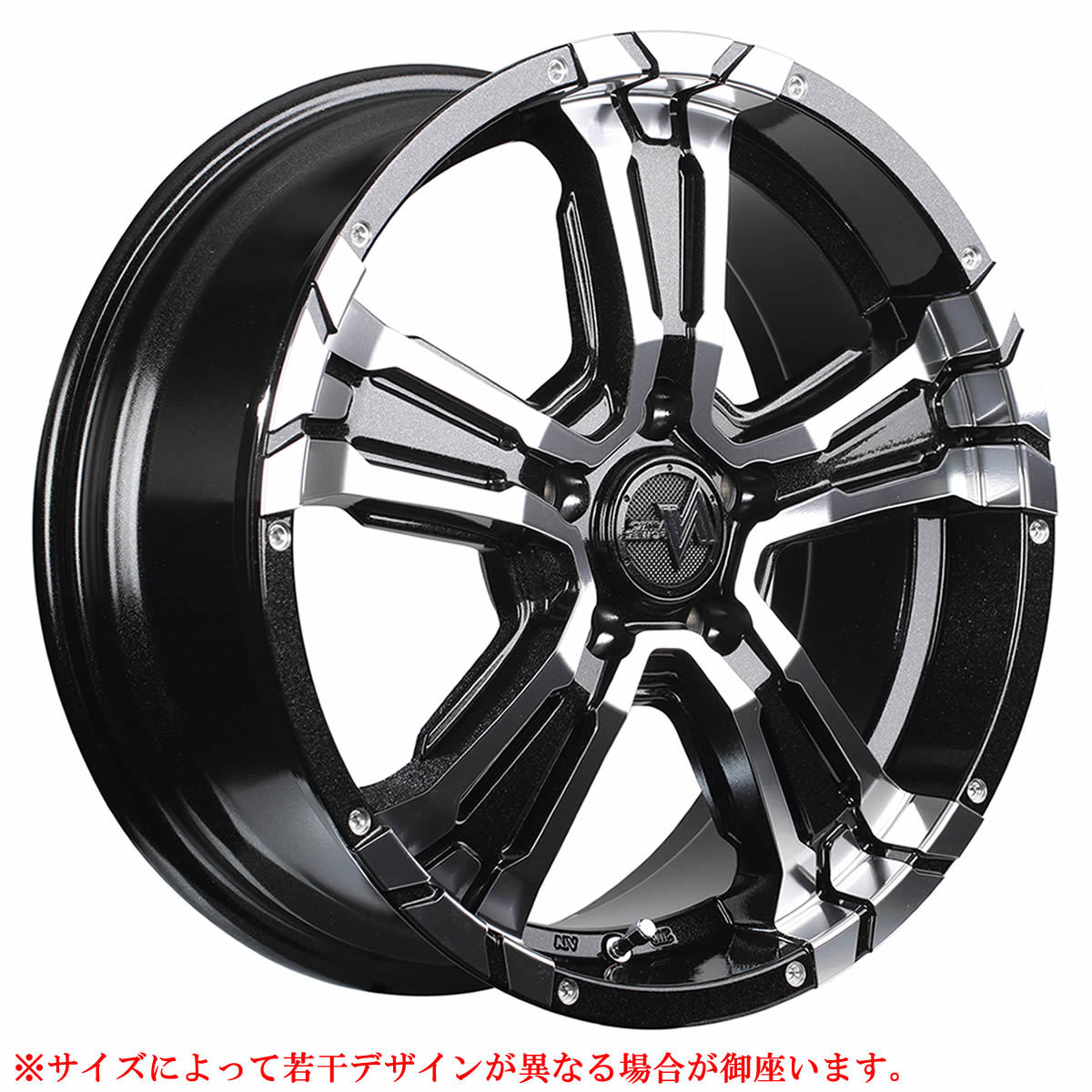 在庫要確認新品4本SET会社宛 送料無料 MIDマルカ ナイトロパワー CROSS CLAW 16×7J 114.3-5穴 +40 ブラックメタリック NO,4560234961905_画像3