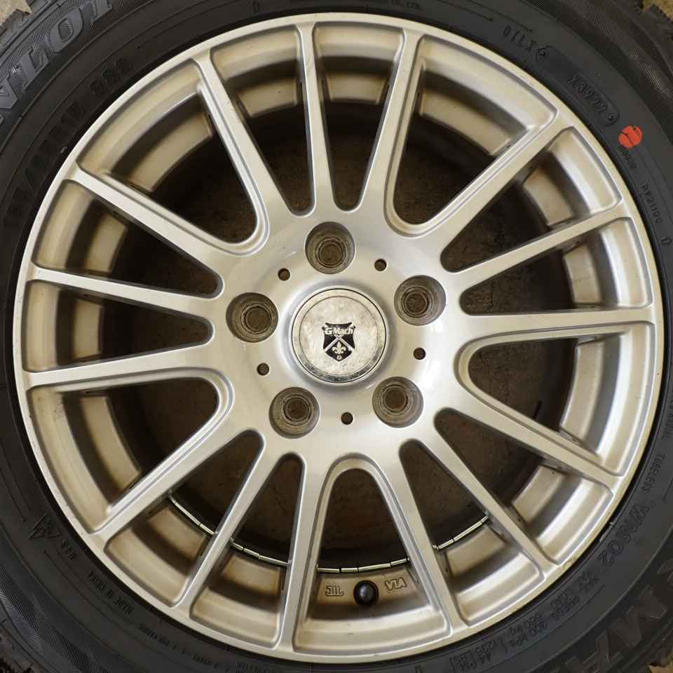 冬 新品 2022年 4本SET 会社宛 送料無料 185/65R15×6J 88S ダンロップ WINTER MAXX WM02 アルミ ジャパンタクシー フリード 特価 NO,D2642_画像6