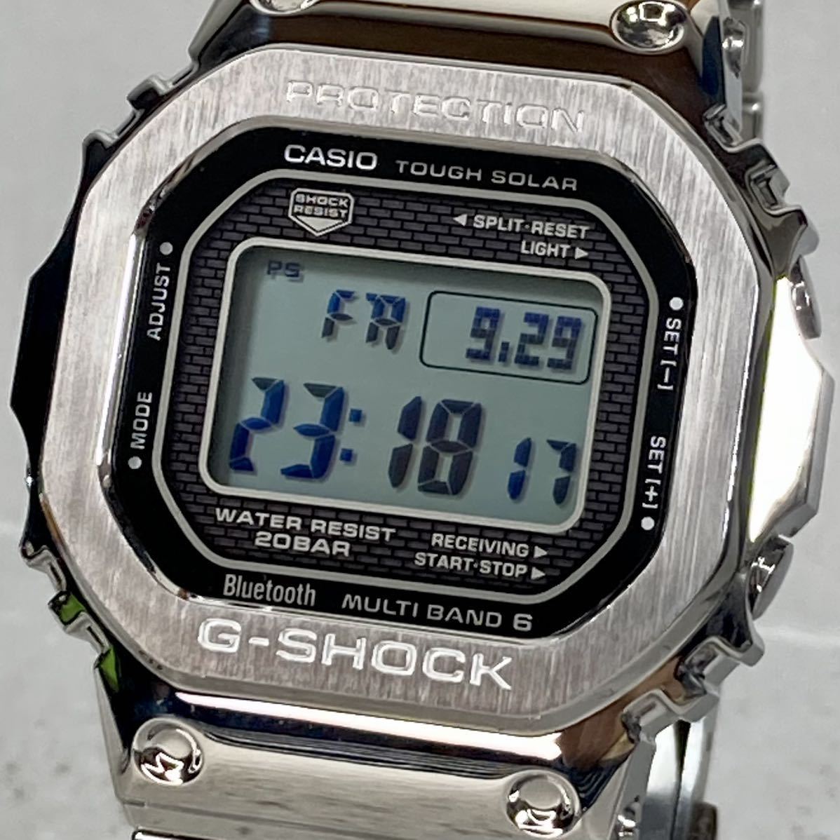 再入荷！】 極美品 箱説タグ付G-SHOCK メタルバンド Bluetooth対応