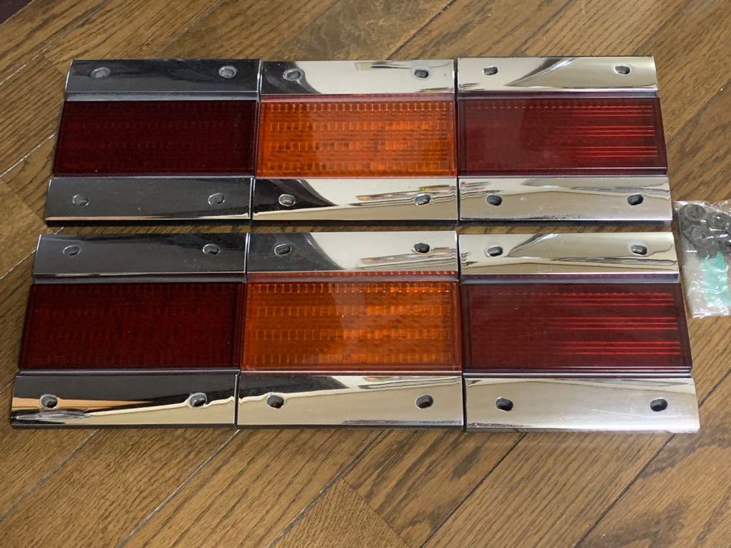 JB アニバーサリー テールレンズ 左右セット デコトラ レトロ 3連テール HINO 日野 大型テールランプ アニバーサリーテールレンズ 左右