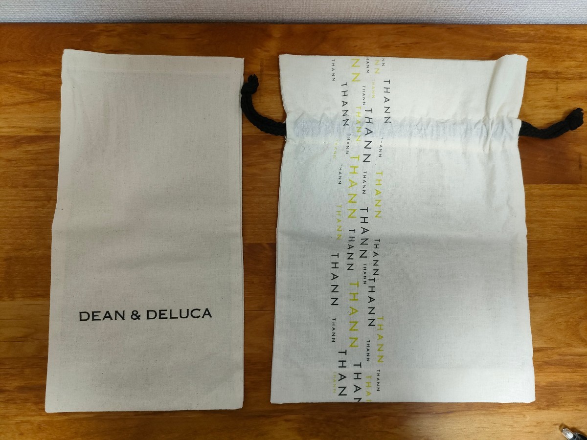 THANN タン DEAN&DELUCA ディーンアンドデルーカ ポーチ 2個セット 未使用 _画像1