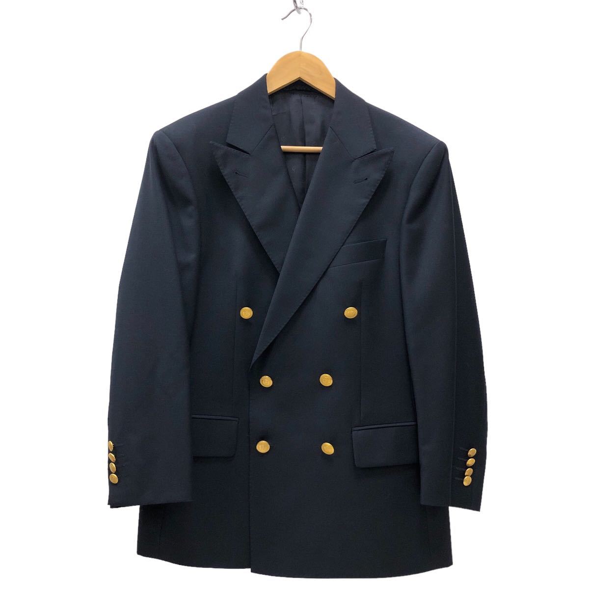 週間売れ筋 Belvest 【中古】ベルベスト ヘンプリネン ネイビー