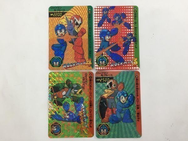 O035 ロックマン カードダス バンダイ PPカード No.43 No.46 No.48 No.85 4枚セット キラ 803_画像1