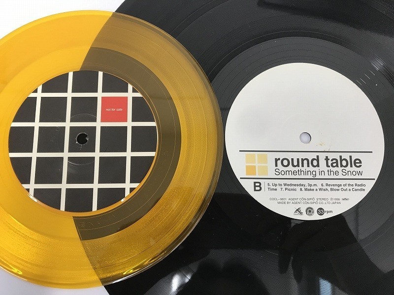 CG018 Round Table / Something In The Snow COCL-9801 【LP レコード】 509_画像6