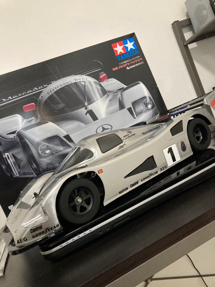 タミヤ 1990 メルセデス・ベンツ C11 再販 メカ付き未走行品 タミヤ 1990 メルセデス・ベンツ C11 再販 メカ付き未走行品