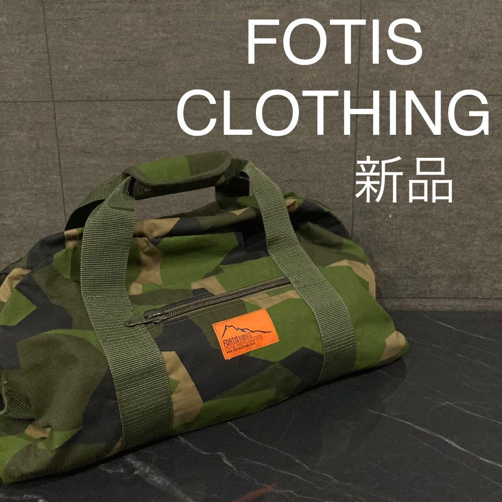 新品 定価10780円 FOTIS CLOTHING フォーティスクロージング ユーティリティバック ボストンバッグ UK カモフラ ミリタリー 玉mc2124_画像1