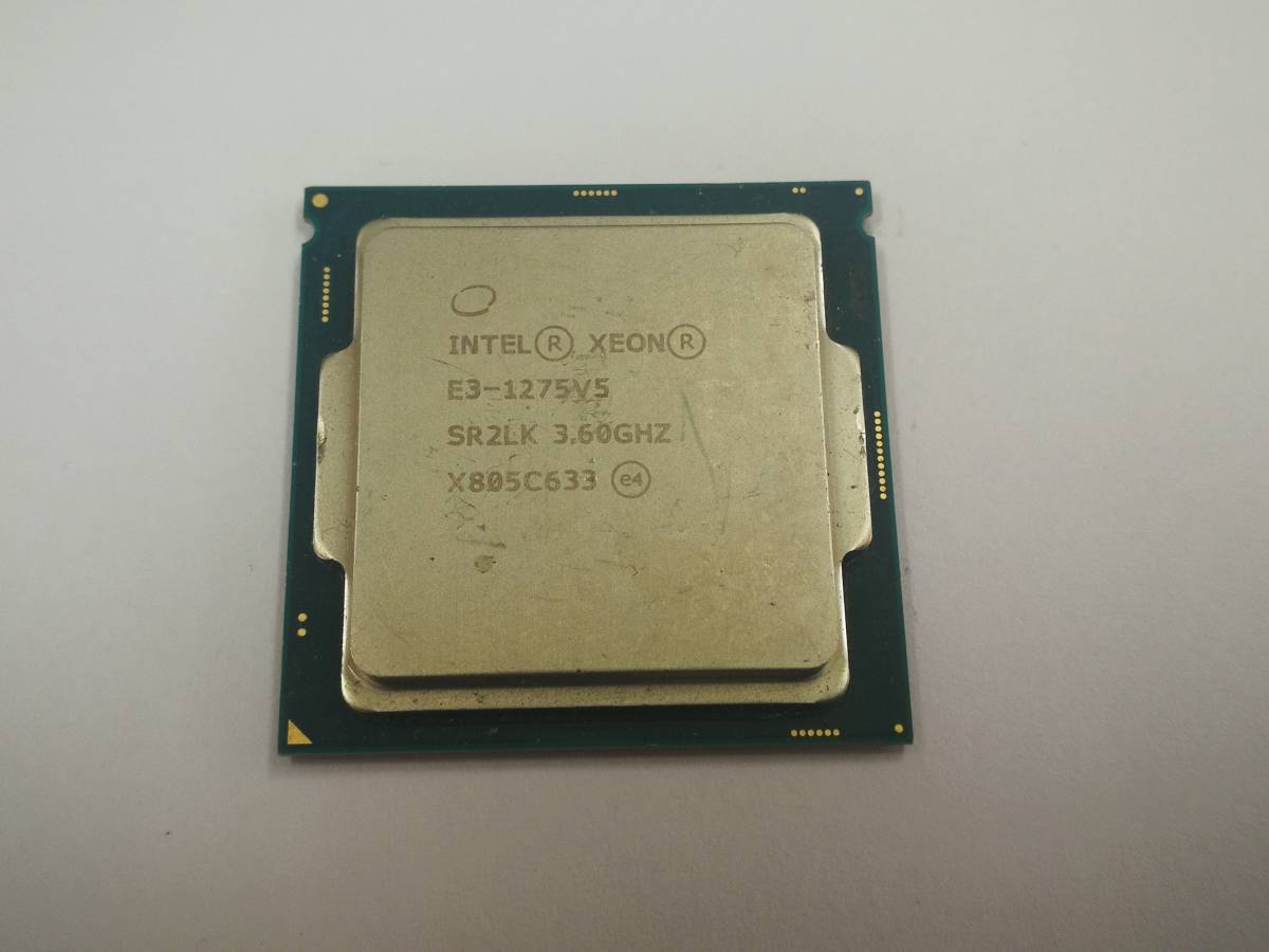 保証あり 動作確認済 Intel Xeon E3-1275V5 LGA1151 複数在庫_画像1