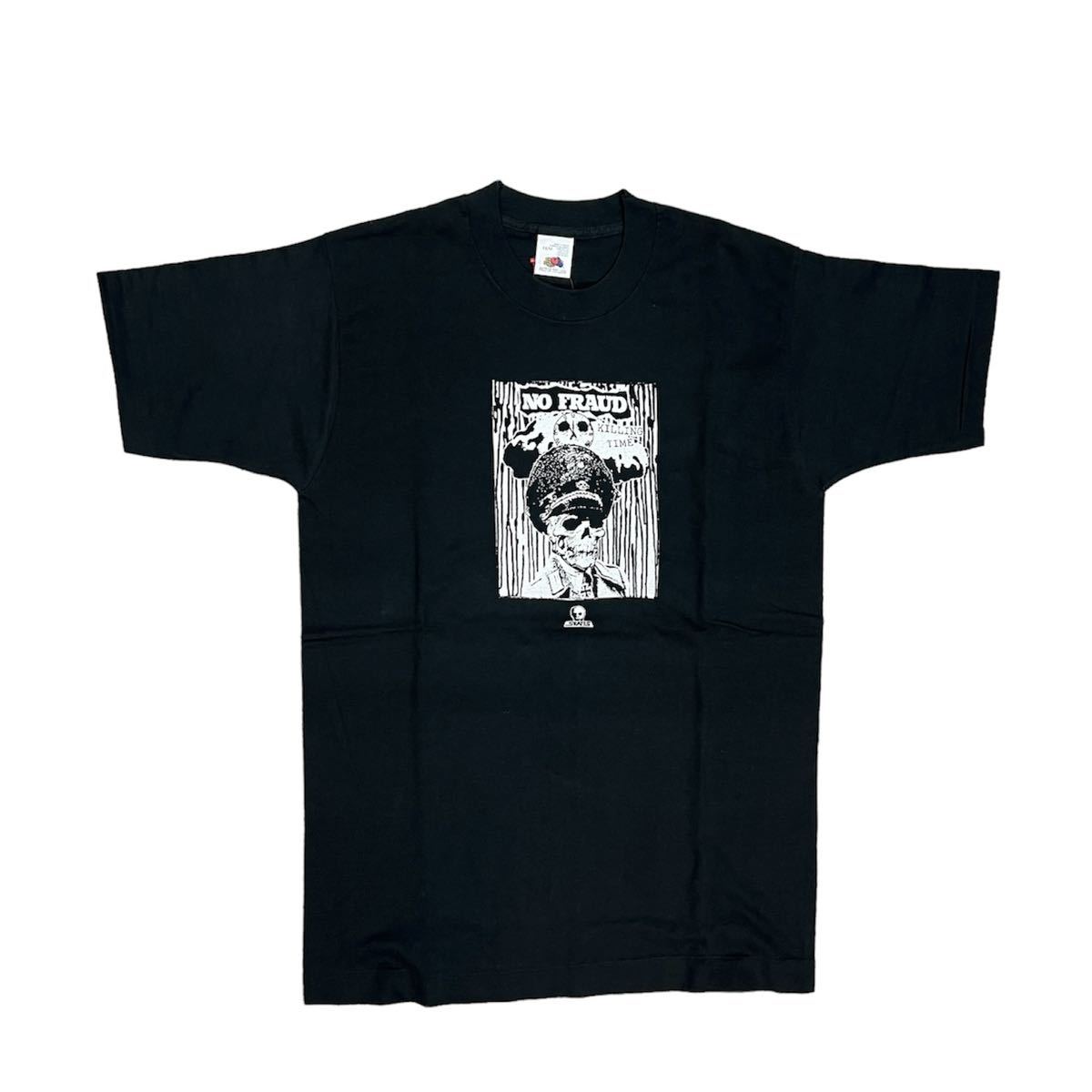 90s skullskates Tシャツ スケート　skate アメリカ製　USA製　madeinUSA スカルスケーツ　フルーツボディ