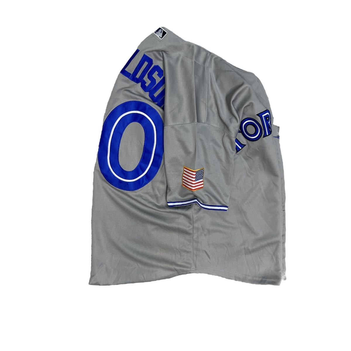 00s MLB TORONTO BLUE JAYS ベースボールシャツ　ユニフォーム メジャー　hiphop street ビーボーイ　サイズ40_画像3