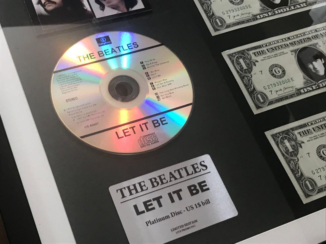限定 Let It Be レット・イット・ビー【 ビートルズ / Beatles 】本物米国公認1ドル札証明付-2_画像2