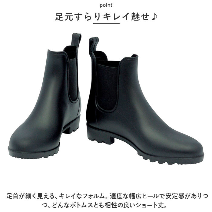 * Brown * L( approximately 24-25cm) * side-gore rain boots Zip corporation rain boots short boots side-gore boots rain shoes 