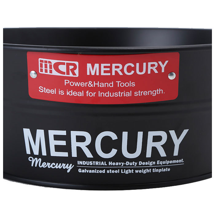 * GALVA red Mercury bucket mail order tin plate bucket miscellaneous goods stylish MERCURYtab bucket tin plate steel gardening flower .....