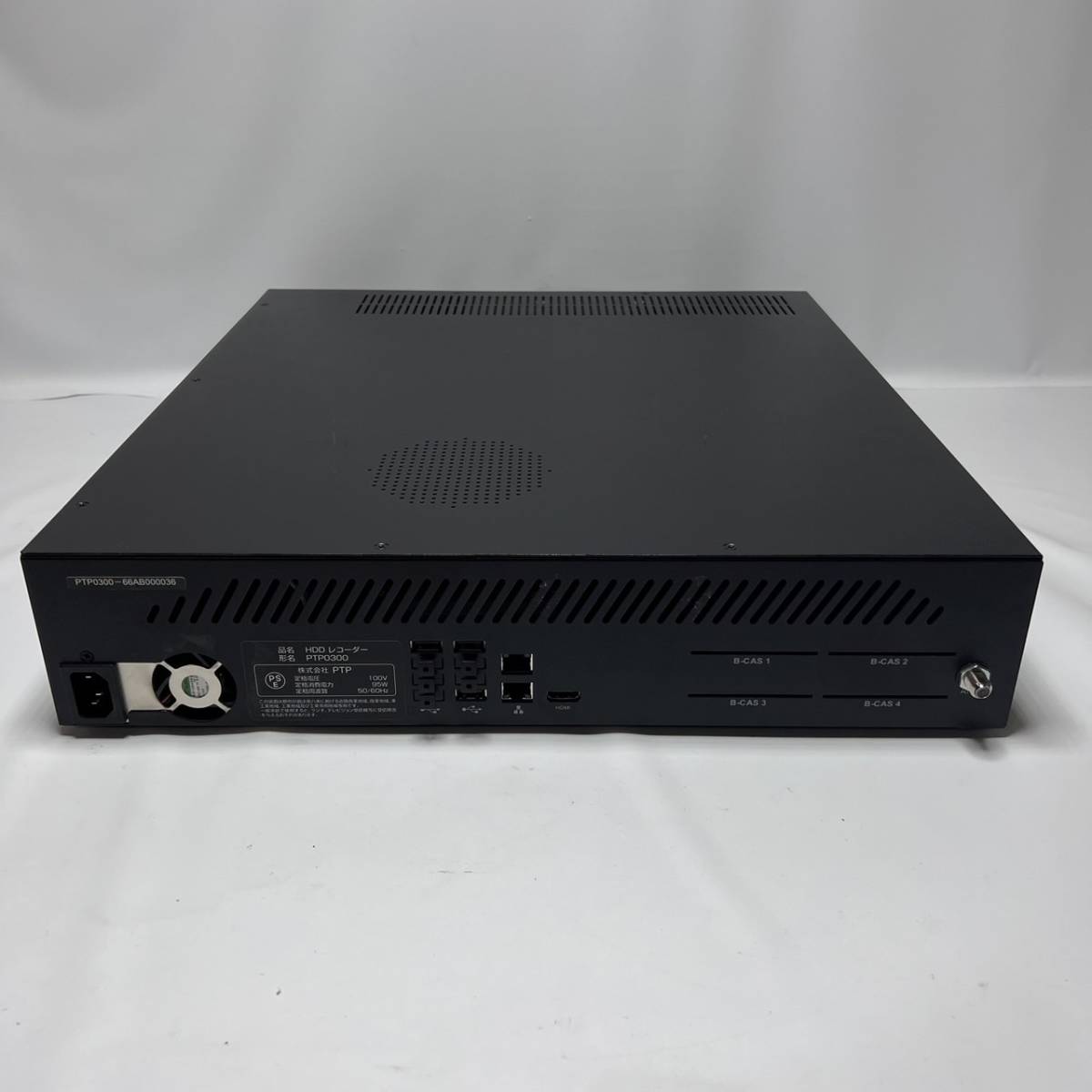 PTP SPIDER 業務用全録HDDレコーダ PTP0300 8ch同時録画 [現状品]★M057_画像3