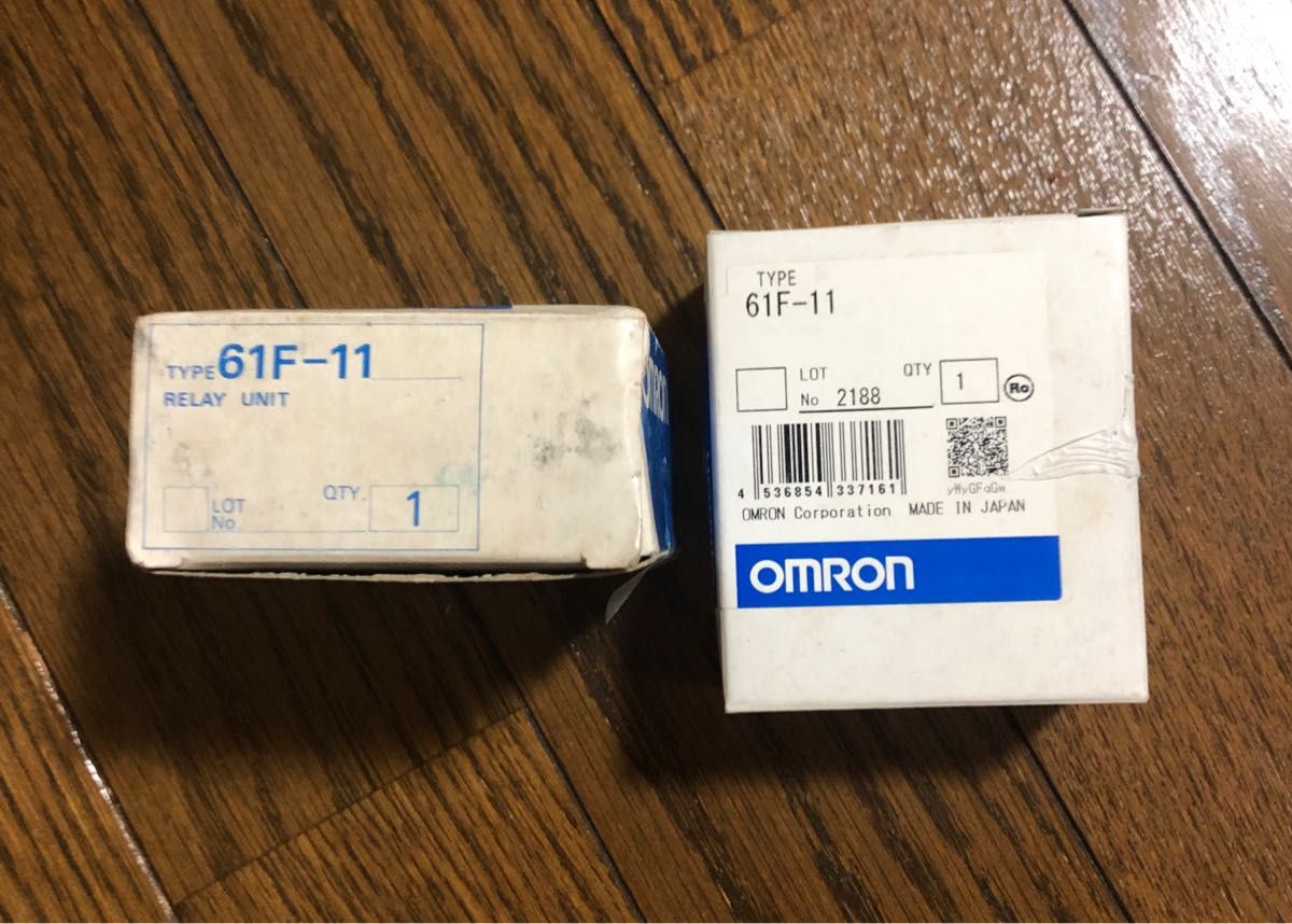 オムロン 61F-11 RELAY UNIT 2個