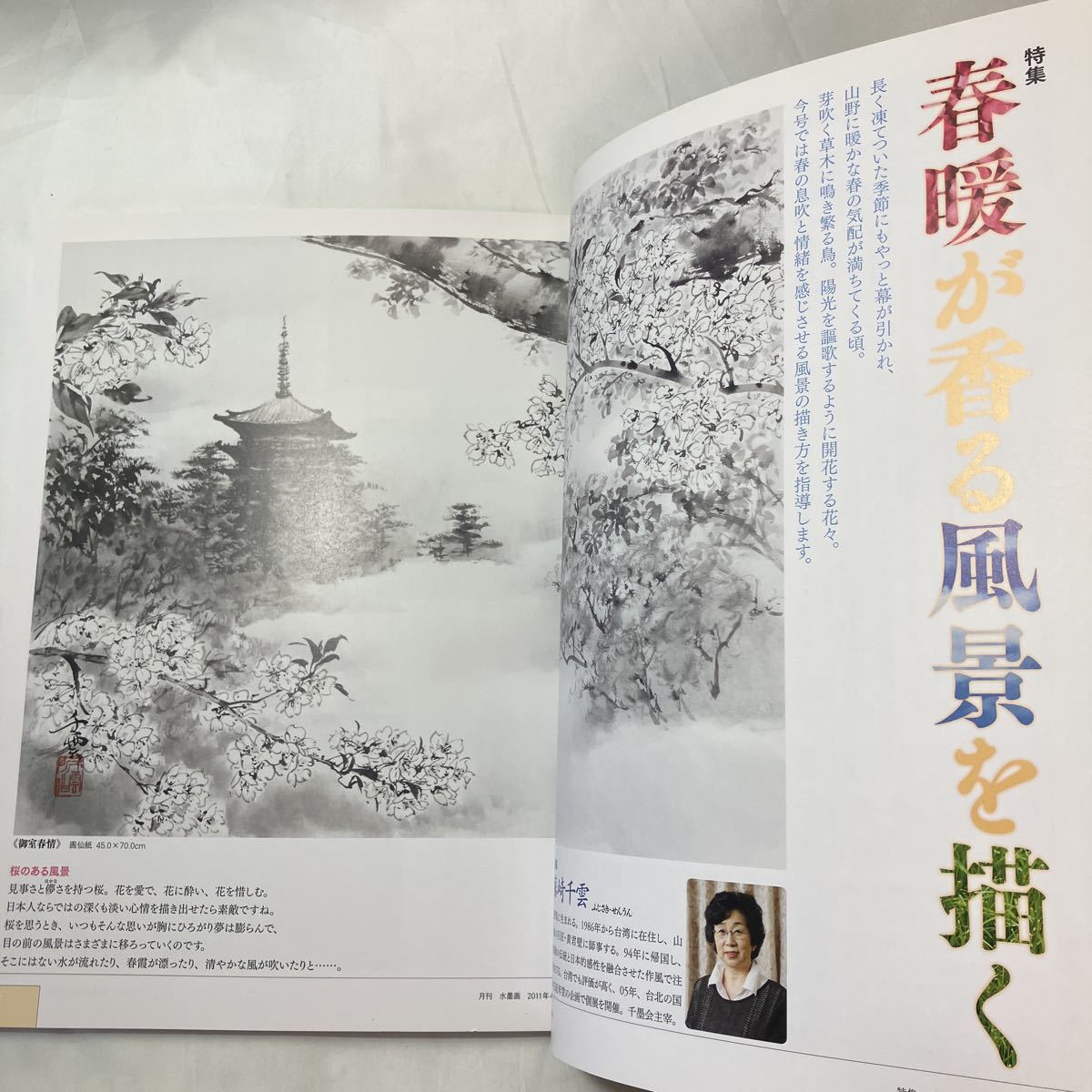 zaa-502 月刊水墨画2011年4月号 【特集】春暖が香る風景を描く zaa-502 月刊水墨画2011年4月号 【特集】春暖が香る風景を描く
