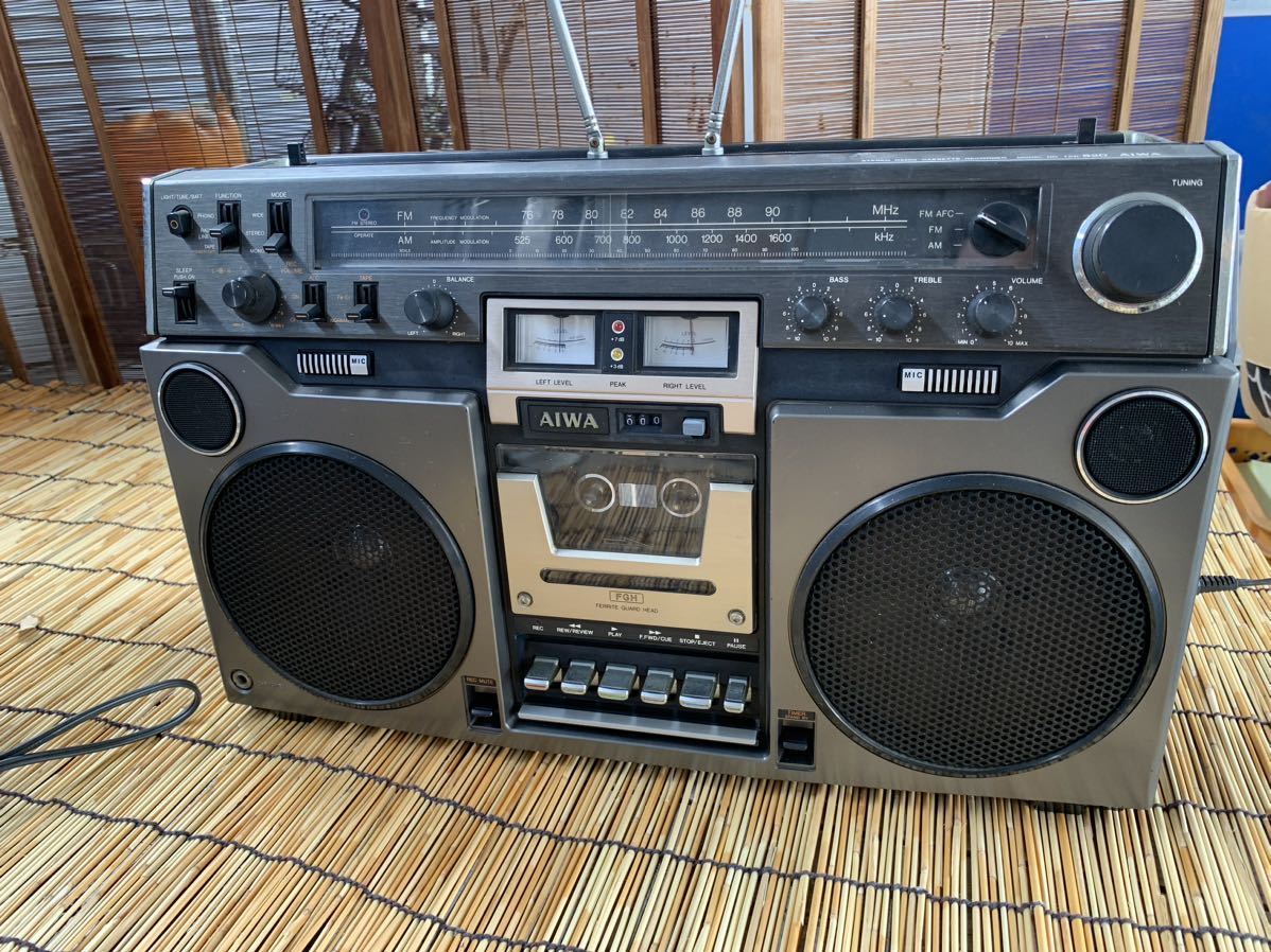 AIWA ラジカセ TPR-820 アイワ ラジカセ 昭和レトロ-