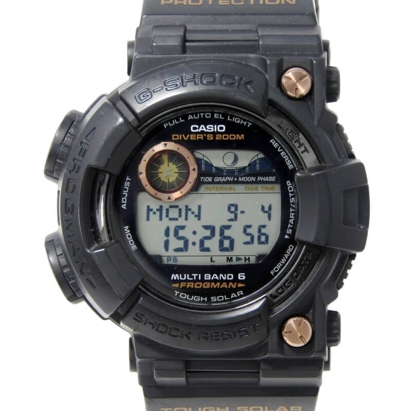 予約販売】本 T-006/G-SHOCK Gショック 潜水蛙 ブラック スクリュー