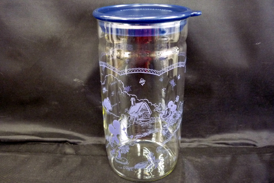 岩城ハウスウェア クリアパック 3点セット ディズニー ブルーポージー 耐熱ガラス パイレックス 保存容器 密封 ガラス製 Disney 札幌_画像2