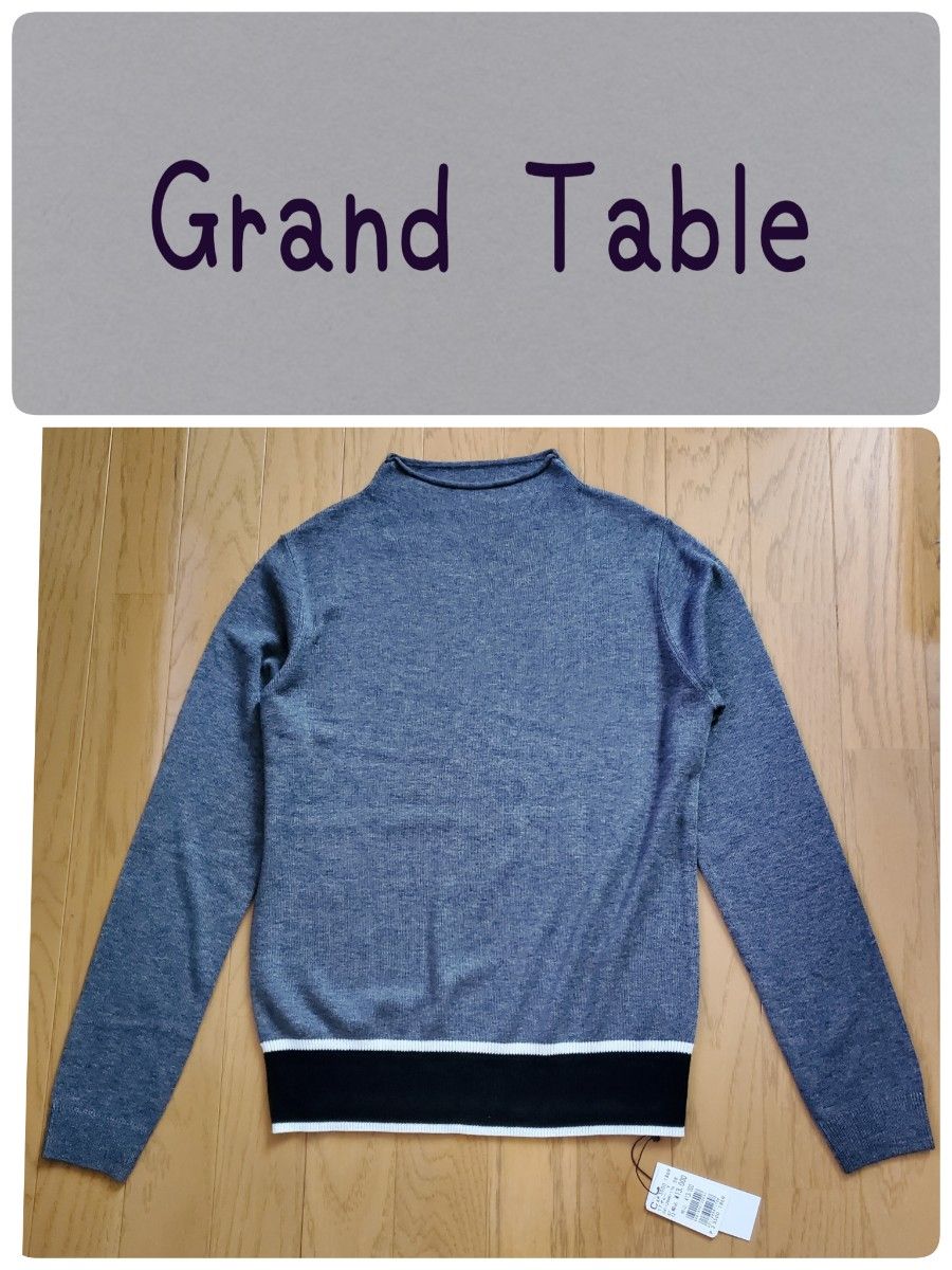 Grand Table グランターブル ウール混ニット グレー サイズ9