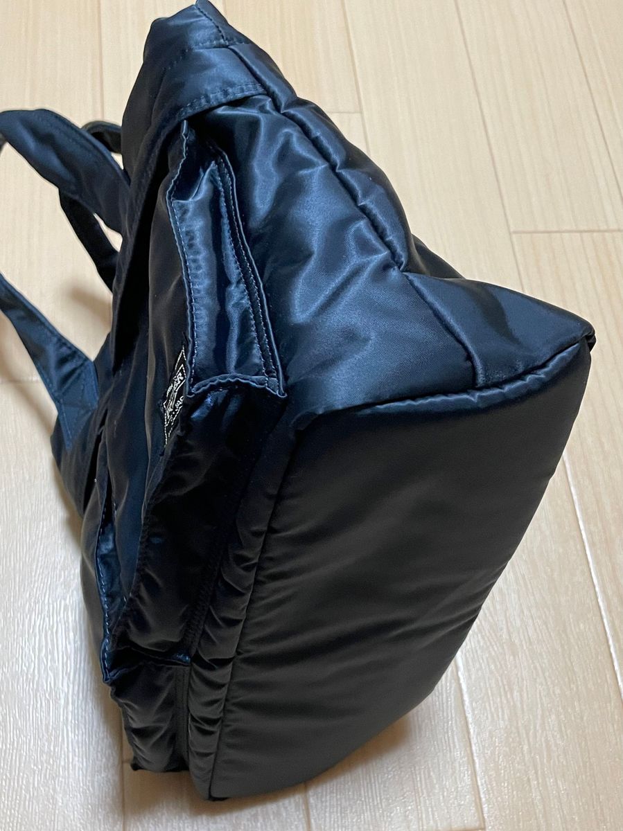 美品 PORTER ポーター TANKER トート M トートバッグ ネイビー 美品 PORTER ポーター TANKER トート M トートバッグ ネイビー