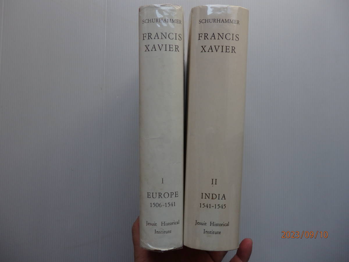 GEORG SCHURHAMMER FRANCIS XAVIER フランシスコ　ザビエル伝　英語版　カバー付2冊_画像4