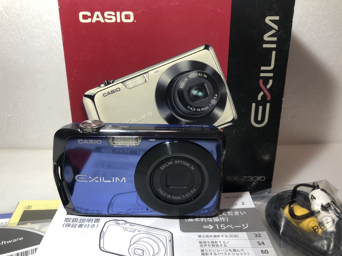 ５５％以上節約 デジタルカメラ 【Y773】CASIO EXILIM ブルーブラック