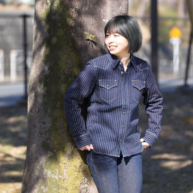 IRON HEART アイアンハート 12oz ウォバッシュ ウエスタンシャツ IRON HEART アイアンハート 12oz ウォバッシュ ウエスタンシャツ