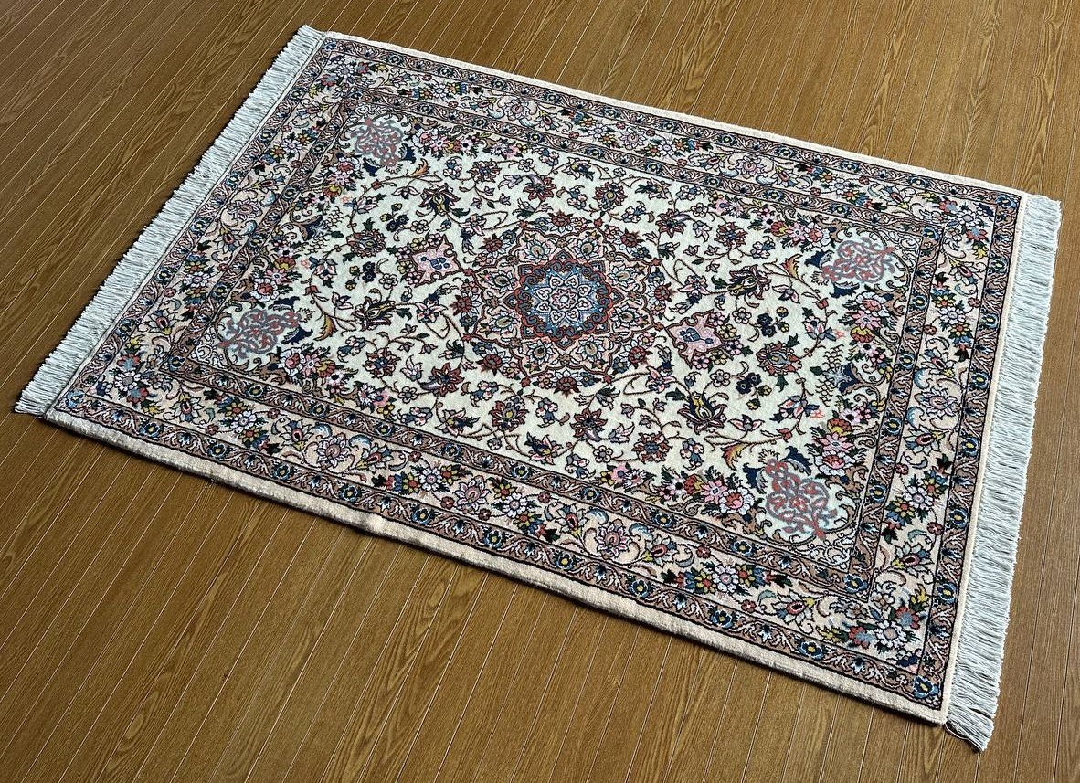 【正規取扱店】 【153×104】イラン直輸入★ナイン産ペルシャ絨毯■3180-105-H カーペット一般 【正規取扱店】 【153×104】イラン直輸入★ナイン産ペルシャ絨毯■3180-105-H カーペット一般