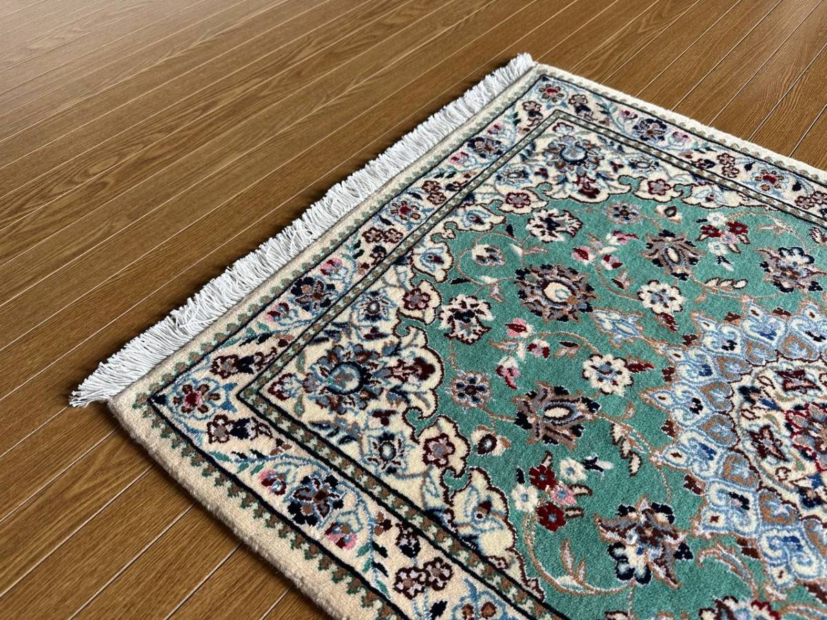 100×70】イラン直輸入☆ナイン産ペルシャ絨毯・カーペット・ラグ 100×70】イラン直輸入☆ナイン産ペルシャ絨毯・カーペット・ラグ