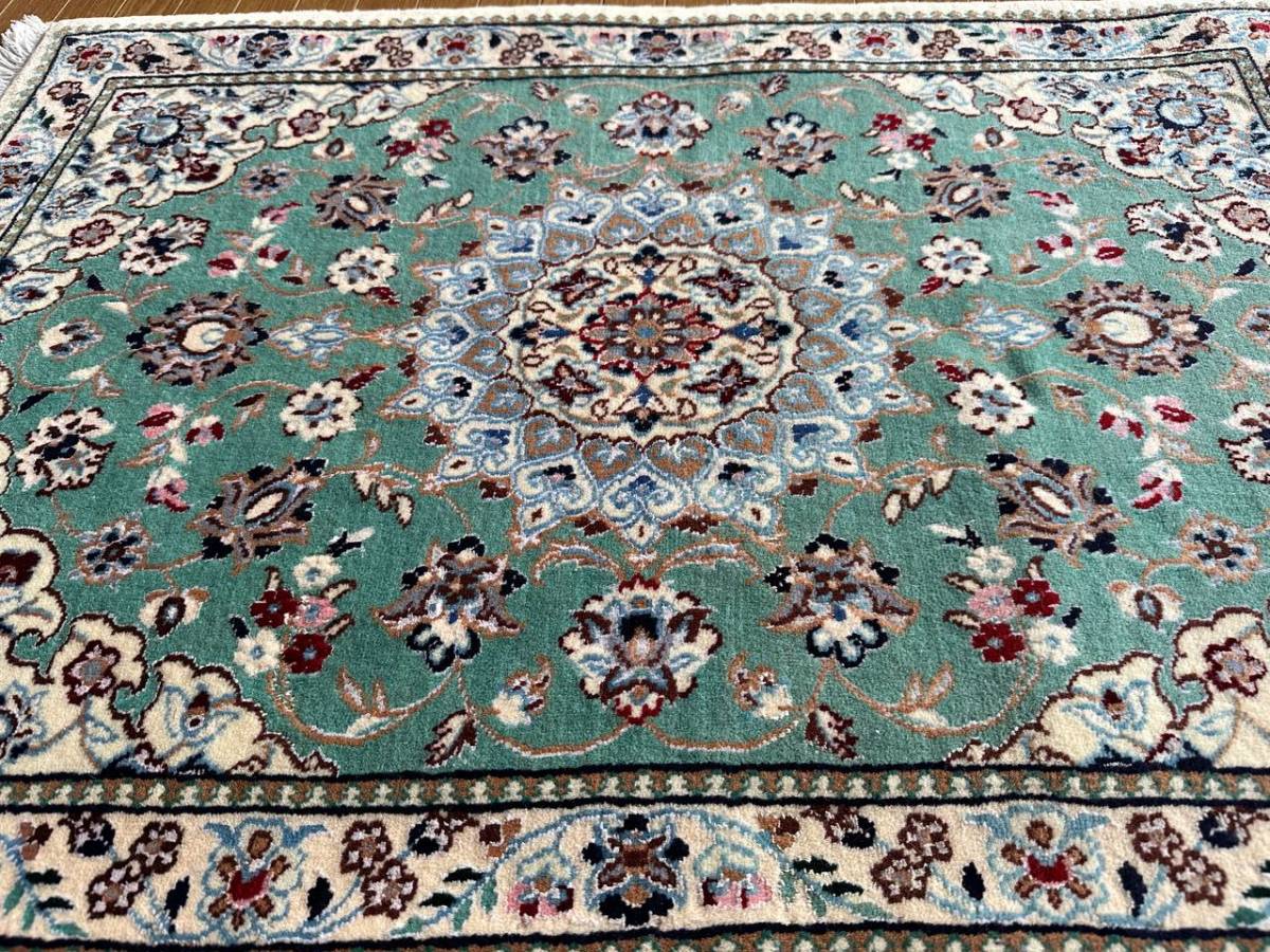 100×70】イラン直輸入☆ナイン産ペルシャ絨毯・カーペット・ラグ 100×70】イラン直輸入☆ナイン産ペルシャ絨毯・カーペット・ラグ