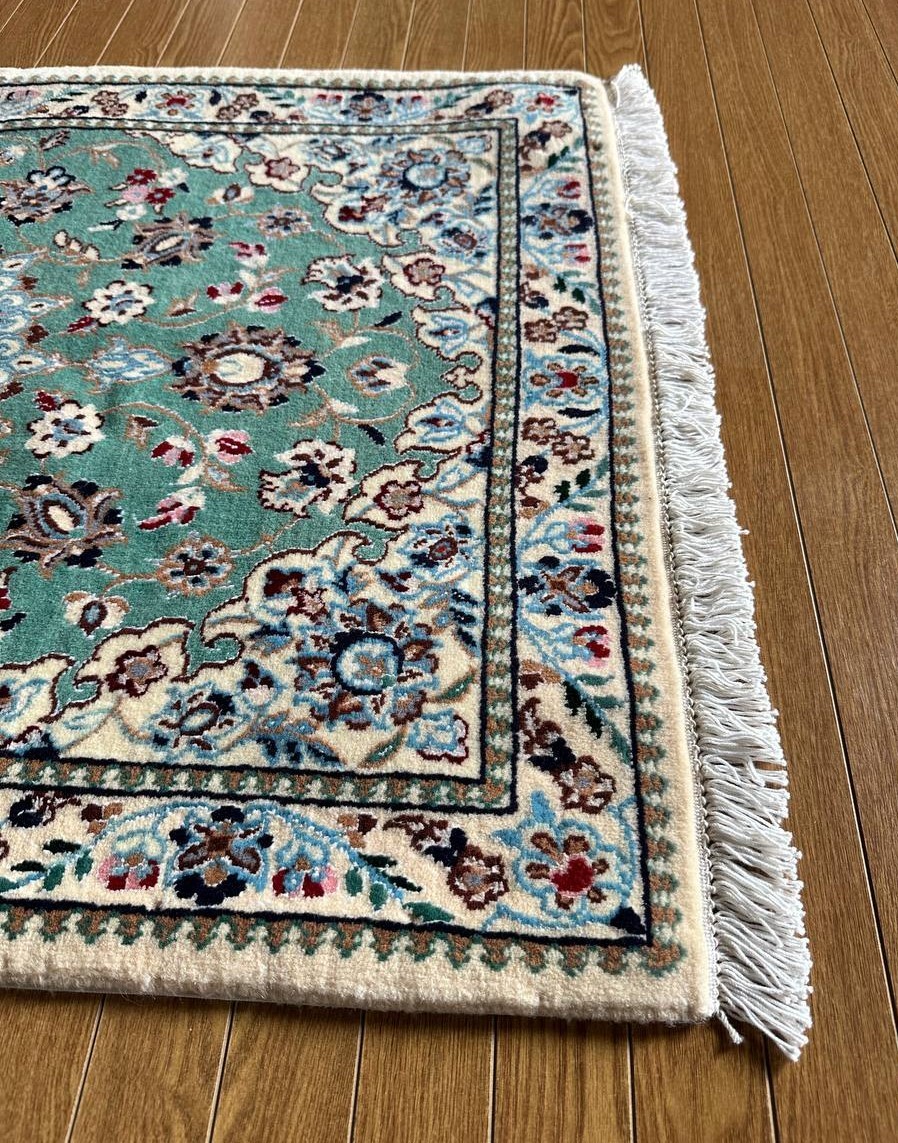 100×70】イラン直輸入☆ナイン産ペルシャ絨毯・カーペット・ラグ 100×70】イラン直輸入☆ナイン産ペルシャ絨毯・カーペット・ラグ