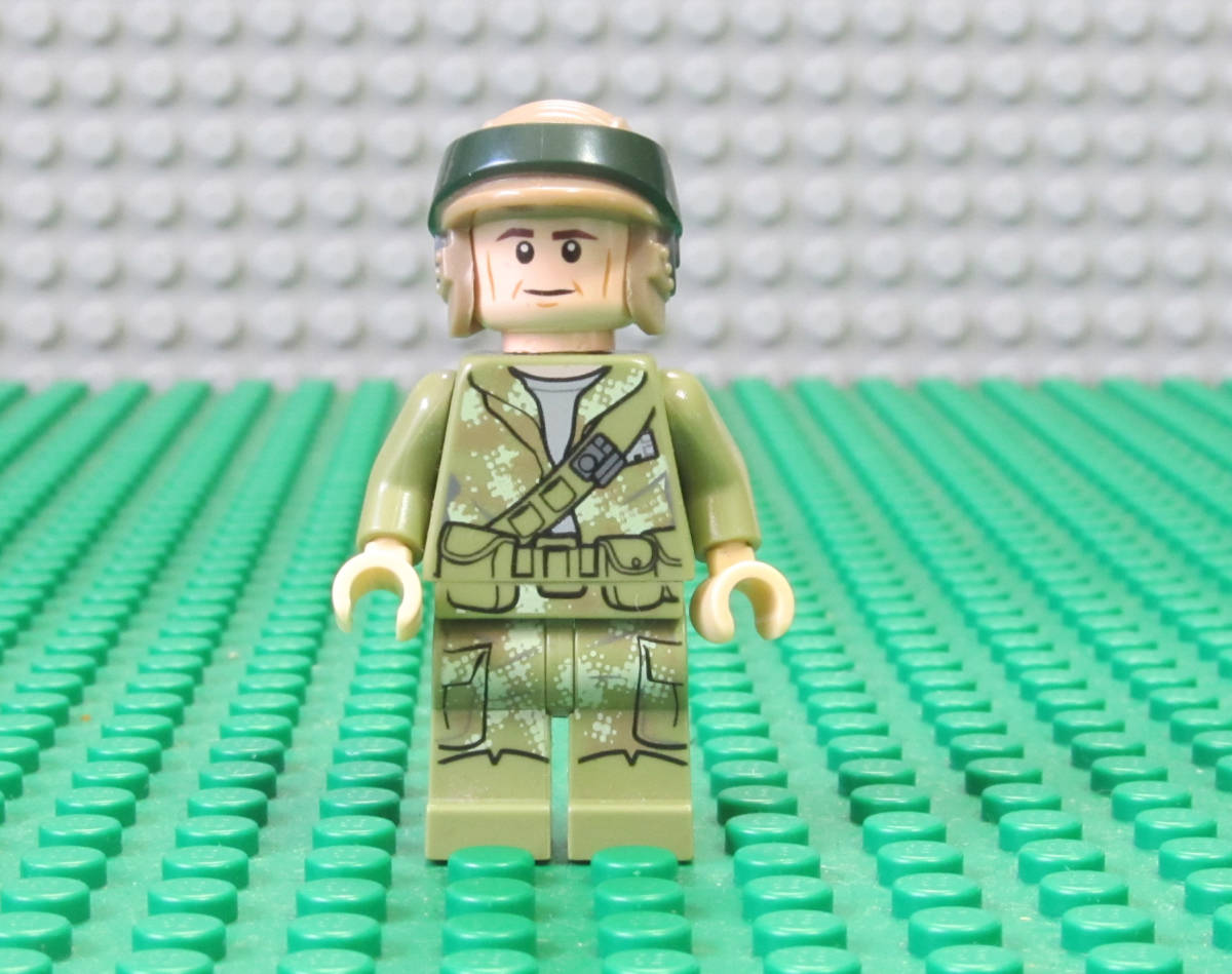 6K500-ミニフィグ凸LEGO スターウォーズシリーズのEndor Rebel Trooper_画像1