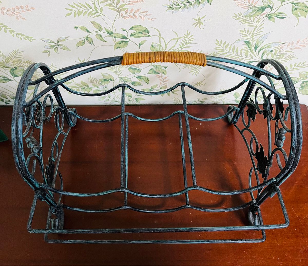 アイアン 葡萄柄 ワインボトルラック ヴィンテージ｜Yahoo
