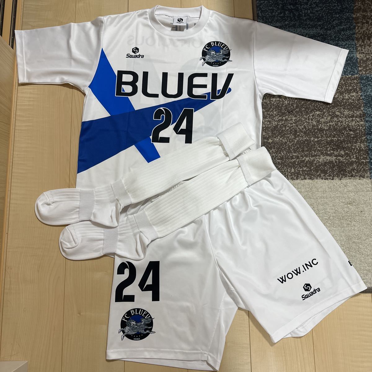 入園入学祝い 非売品 実使用 支給 履正社 大阪 BLUEV FC 2022 3点