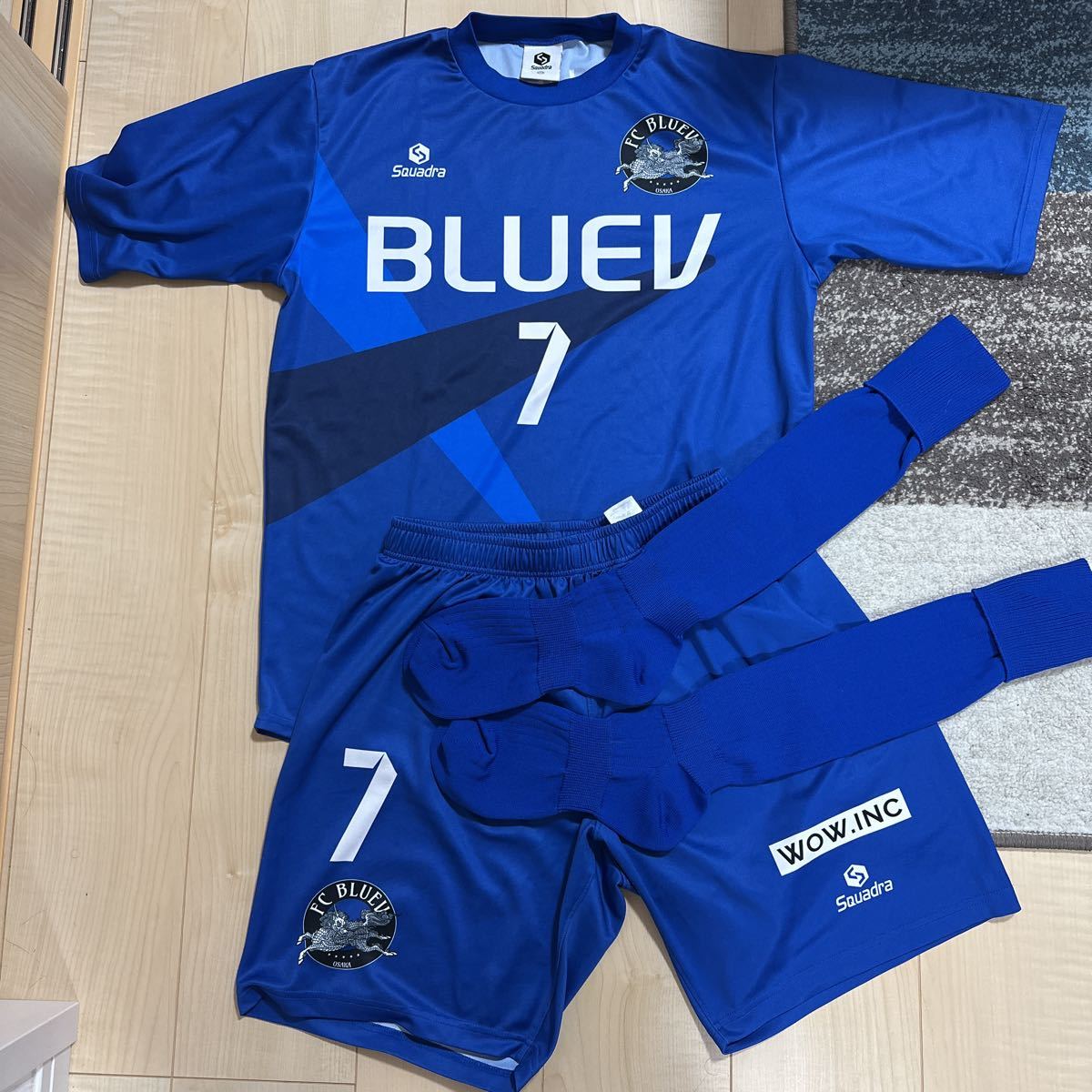 色々な 非売品 実使用 支給 履正社 大阪 BLUEV FC 2022 3点セット 支給