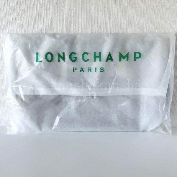 新品定ロンシャンLONG CHAMPキャンバス肩掛けトートバックロゾLサイズレディースブラック革レザーコットンエクリュ正規品プレゼント馬50代_画像9